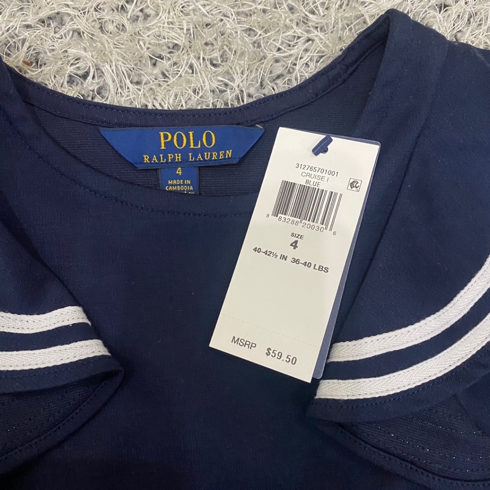 Polo dress for girls 4T